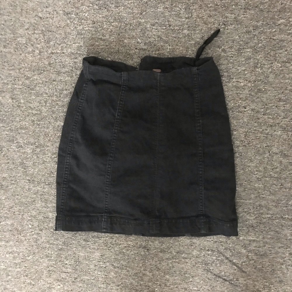 free people black skirt